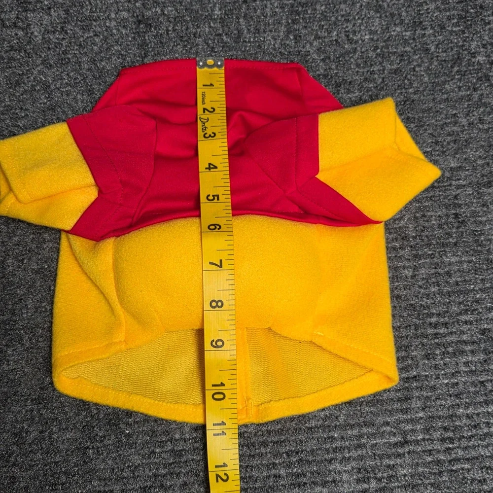 Rubies Disney‎ Winnie the Pooh Pet Costume Size Medium Red Yellow Padded Belly
